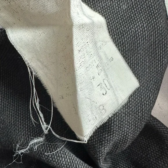 Vintage 90's Carhartt R01 BLK Black Duck Double Knee Bib Overalls Size 42x30 - Picture 4 of 6